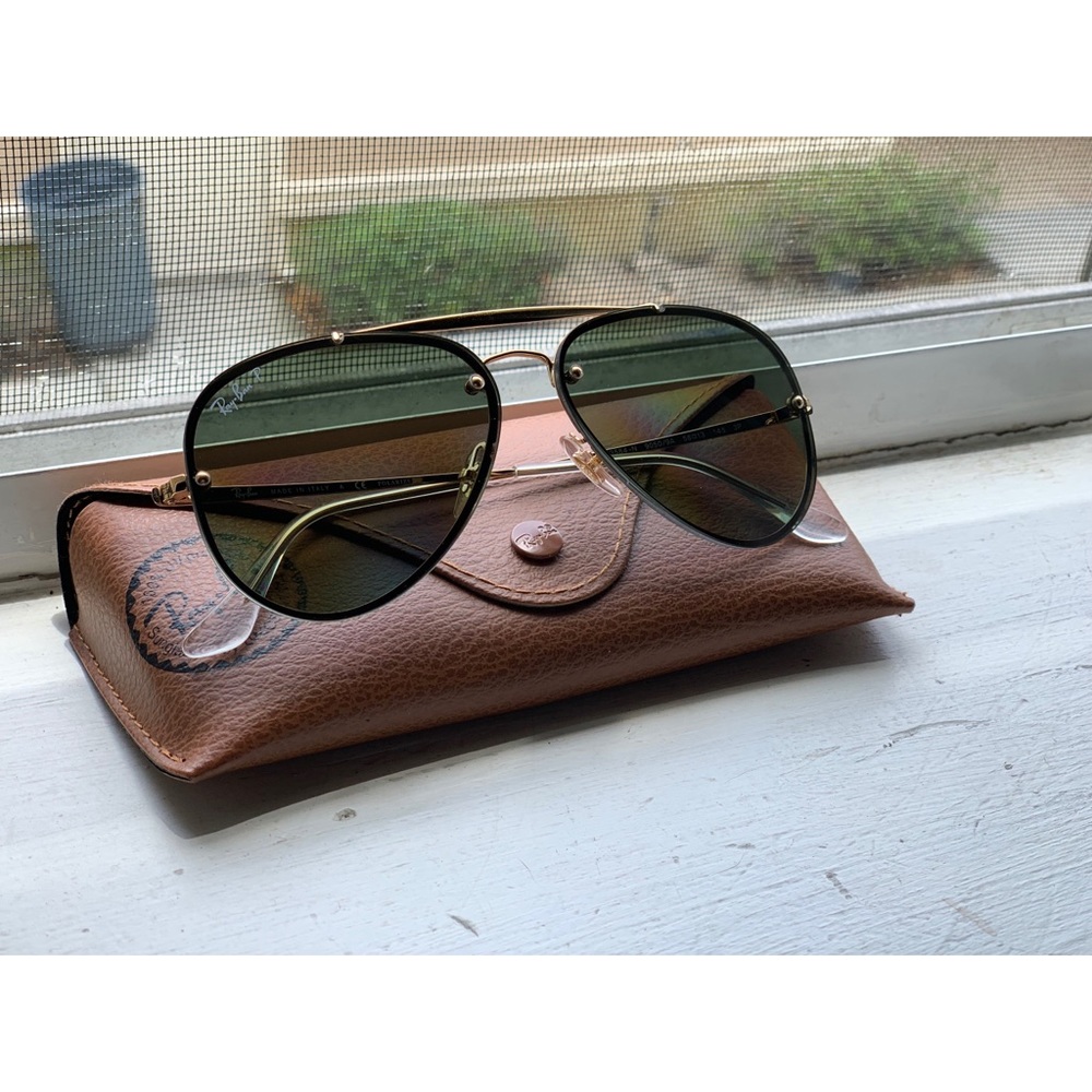 RayBans Blaze Aviator sunglasses
